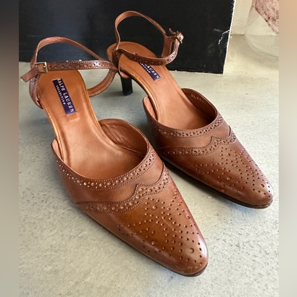 Ralph Lauren Purple Label Shoes - Gorgeous Wingtip Ralph Lauren Purple Label Heels